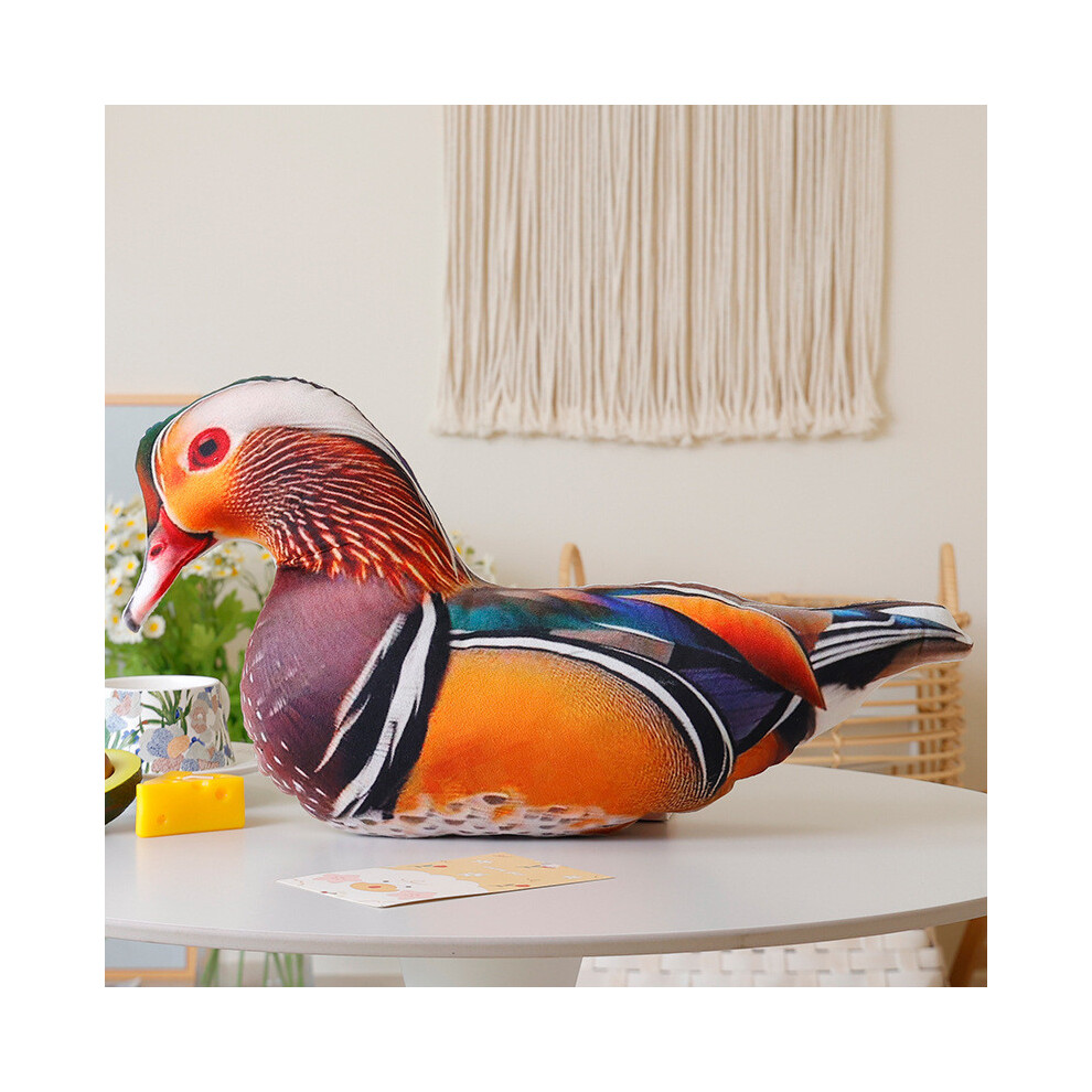 (Mandarin Duck) Plush Duck Mandarin Bird Animal Toy Pillow Collection For Home And Gifts Decor