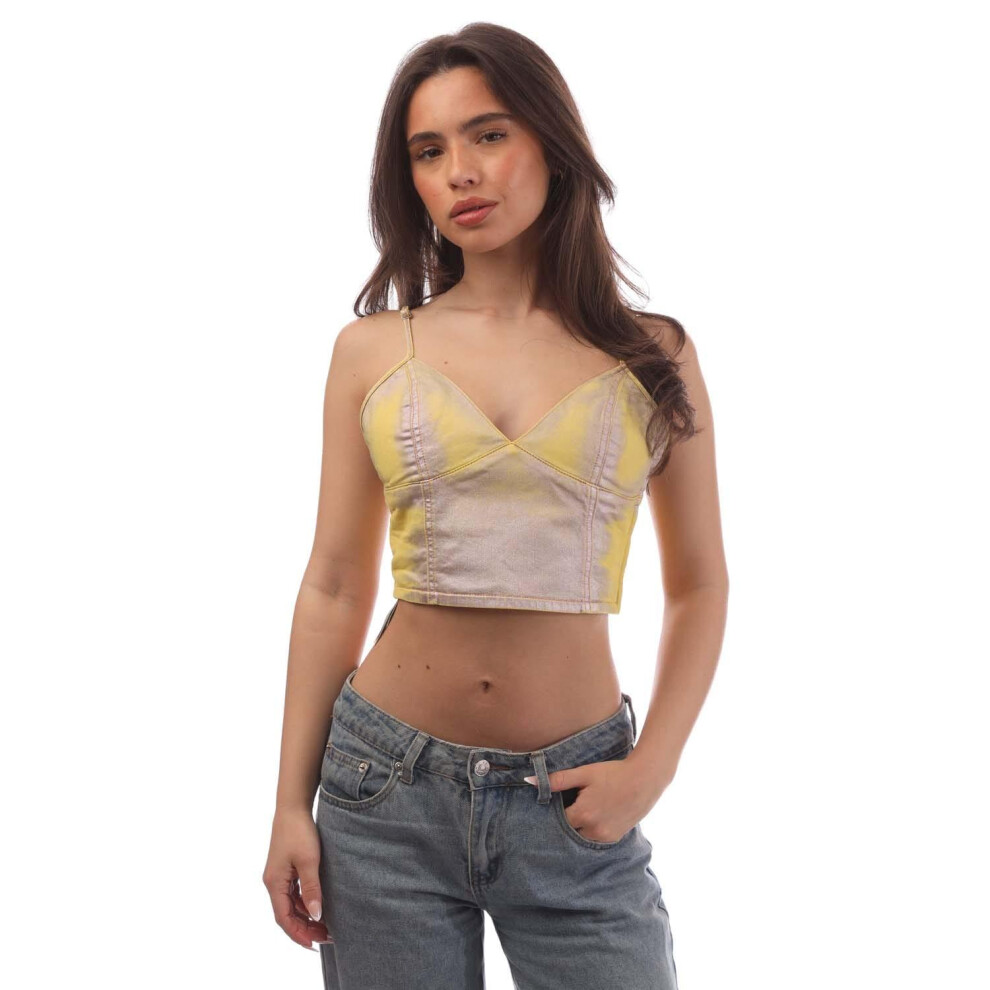 Diesel Womens/Ladies De-Fulvy Crop Top