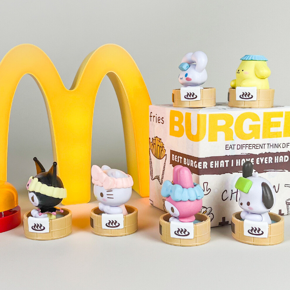 Melody My Kuromi Hot Spring Series Pvc Anime Toys Set For Collectors And Fans-image-OPC-PHY58D5-NEW