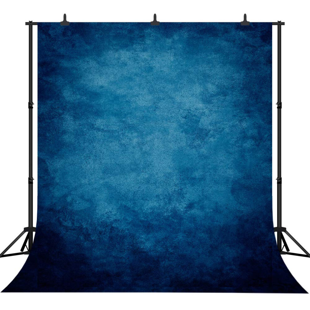Retro Art Portrait Backdrop For Graduation Background Video Photography 10X10ft Blue 943784899340