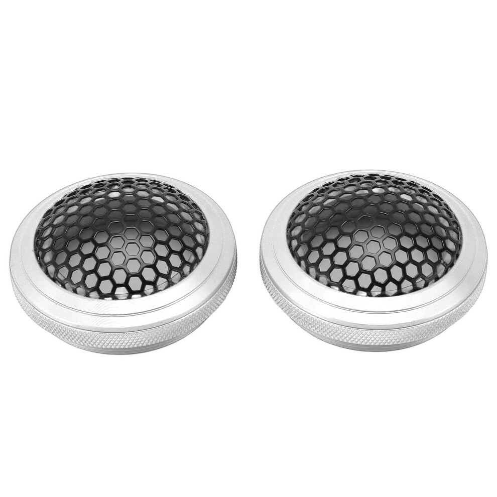 2Pcs 54Mm Metal Speaker Grill Covers Guard Silver 3191326040355