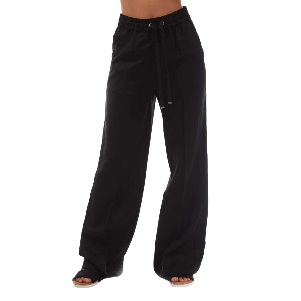 (8 UK, Black) Boss Womens/Ladies Tabuta Relaxed Fit Trousers