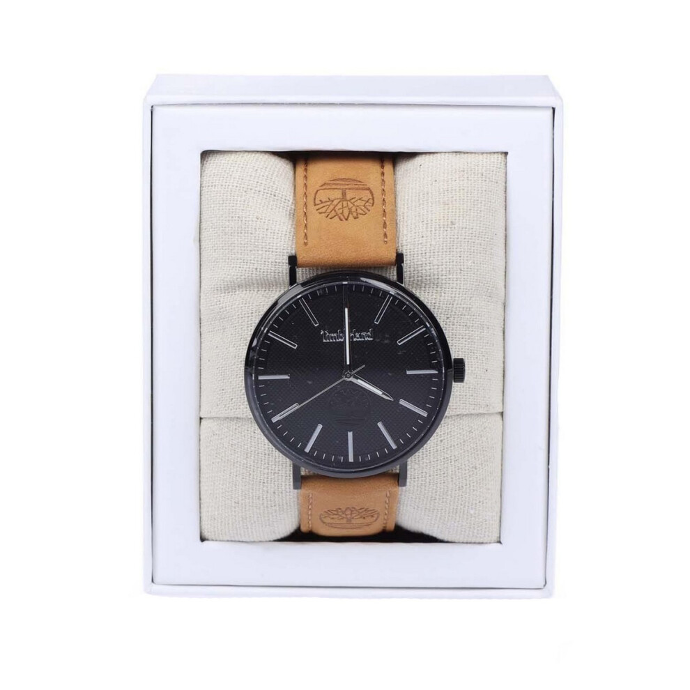 Timberland Mens Kinsley Leather Analogue Watch