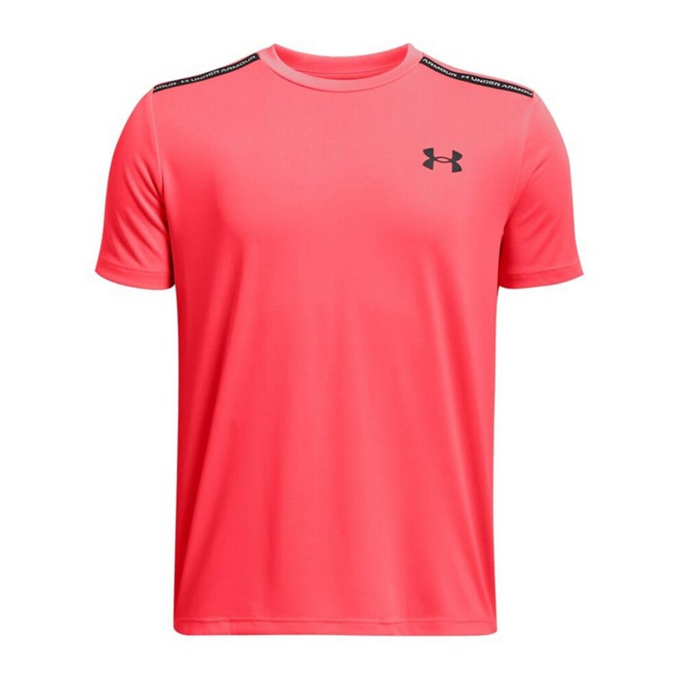 Under Armour Boys Red (11-12 Years, ) Childrens/Kids Tech 2.0 T-Shirt