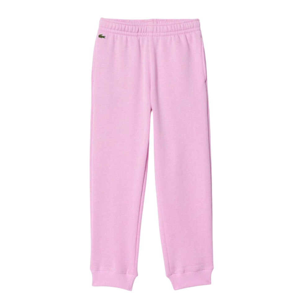 (10 Years, Pink) Lacoste Childrens/Kids Fleece Jogging Bottoms-image-OPC-PHY5HCR-NEW