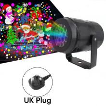 (Snowman UK) Projector Christmas Lights Xmas Party In Outdoor Snowflake Led Lamp Laser Usb