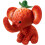 FOODIBLES Strawberry elephant soft cuddly plush toy 2