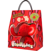 FOODIBLES Strawberry elephant soft cuddly plush toy