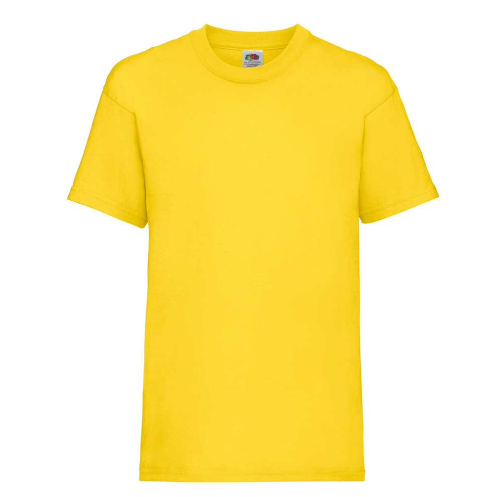Fruit Of The Loom Childrens/Kids Valueweight Plain T-Shirt Boys