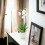 Double Stem White Phalaenopsis Orchid in 12cm Pot 1