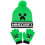 Minecraft Minecraft Creeper Hat And Gloves Set 1