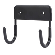 Matte Black Iron Wall-Mounted Ironing Board Hook Holder
