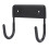 Matte Black Iron Wall-Mounted Ironing Board Hook Holder 1