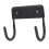 Matte Black Iron Wall-Mounted Ironing Board Hook Holder 11