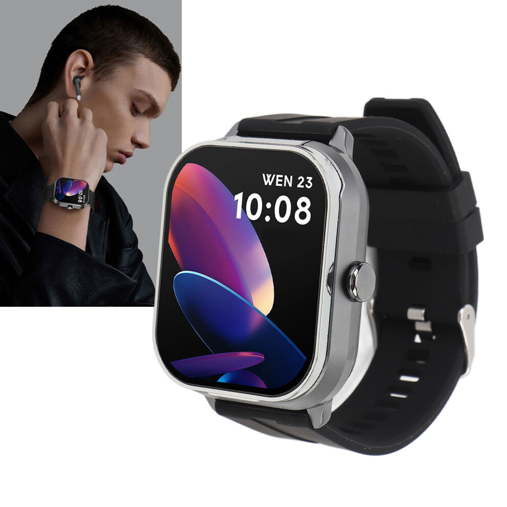 2.01In Tft Nfc Smartwatch Earbuds 240Mah Set Silver 8721326090880