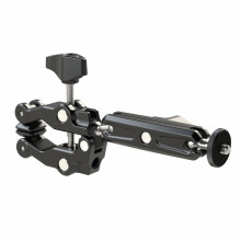 Multifunctional Strong Clip Camera Photography Clamp 1/4 Fill Light Mount Clamp Double Ballhead Designing