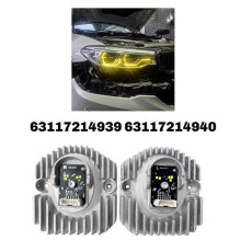 63117214939 63117214940 Yellow Angel Eyes DRL Adaptive LED Module for G30 530i 540I M5 2017-2020