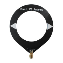Donut Broadband Antenna Mini Loop Antenna 10kHz-180MHz Shortwave Antenna with Low Impedance Convert