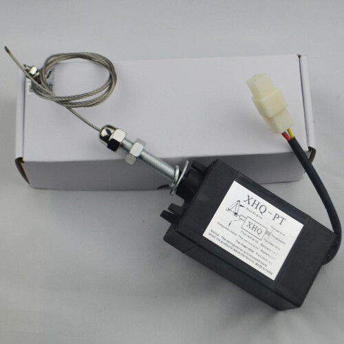 Normally Closed DC 12V Engine Flameout Device Engine Stop Solenoid Valve -PT Power Off Pull Flameou 1