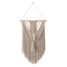 Macrame Wall Hanging Decor Chic Woven Decoration for Bedroom Living Room Apartment Handmade Gift Id