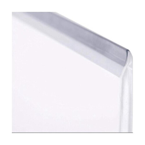 10 PCS Transparent Acrylic Bookends L-Shaped Bookshelf Baffle Bracket Book Rack 2