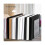 10 PCS Transparent Acrylic Bookends L-Shaped Bookshelf Baffle Bracket Book Rack 2