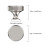 10Pack Kitchen Cabinet Knobs Knurled Dresser Knobs Cabinet Hardware Aluminum Knobs for Dresser Draw 4