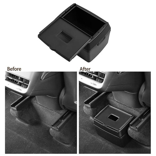 For 2021 Car Multifunctional Rear Storage Box Car Trash Can for Car 2