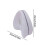 (White) Leg Pillow | Ergonomic Side Sleeping Pillows | Memory Foam Knee Pillow With Strap For Side Sleeper 3