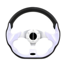 (White) Sport Race Car Steering Wheel for Boats And Ships 32cm