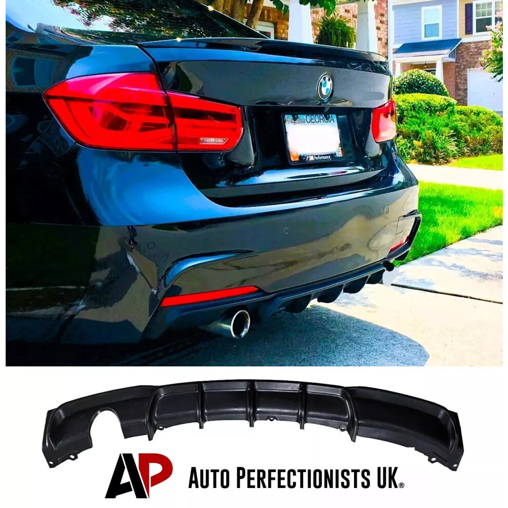 For Bmw 3 Series F30 F31 Rear Valance Diffuser Spoiler Lip Single Exit 5061072665707