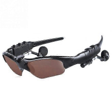 (Brown) Wireless Bluetooth Sunglasses With Headphones Polarized Music Sunglasses Built-in Mic For Outdoor Cycling Running Driving Fishing
