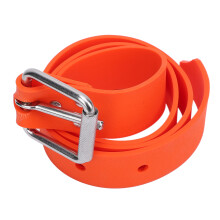 Verstellbarer Silikon-Schnorchelgewichtgurt mit Schnellverschluss-Schnalle – Orange, 1,3 m