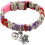 Pet Dog Cat Floral Elastic Adjustable Collar with Bell,Crown,Fish 1