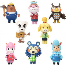 8 Pcs Cake Toppers for Animal CrossingChildren's birthday party cake decoration