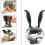 2-pack manual black pepper grinder glass spice bottle ceramic core grinder coarse salt grinder 3