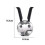 2-pack manual black pepper grinder glass spice bottle ceramic core grinder coarse salt grinder 2