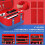Cute Switch Carry Case for Nintendo Switch/Lite/OLED, Portable Soft Shell Waterproof Protective Storage Travel Carrying Case , Blue & Red 2