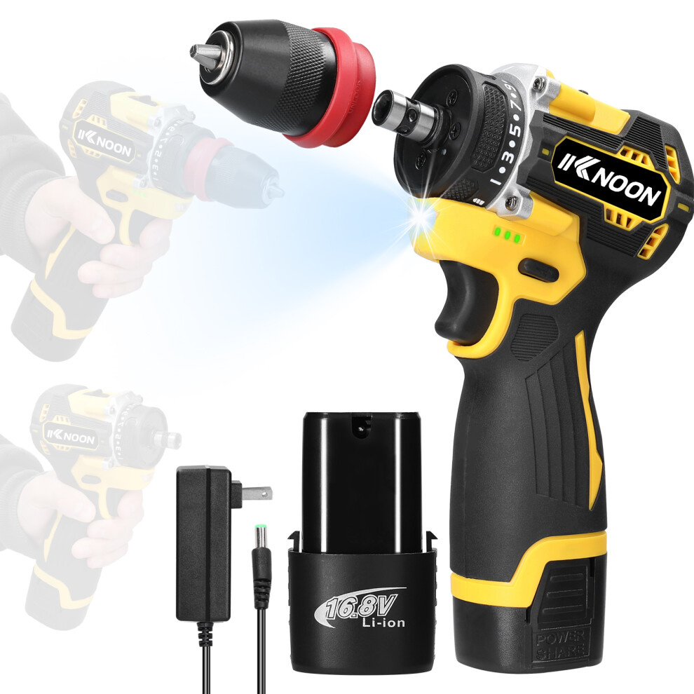 16.8V 2-in-1 Lithium Drill Screwdriver 210mm 2.51lb-image-OPC-PHY6KYT-NEW