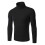 (M,Black)Mens Knitwear Roll Turtle Neck Pullover Jumper Tops Sweater Blouse 2