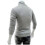 (XL,Light Grey)Mens Knitwear Roll Turtle Neck Pullover Jumper Tops Sweater Blouse 2