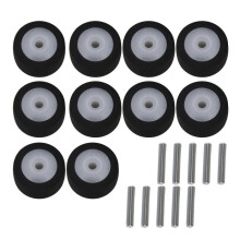 10x Tape Recorder Belt Bearing Wheel Pinch Roller with Axle 13x6x2mm-hao