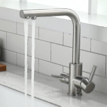 3 Way Kit Faucet - 360 Rotatable - 3 In 1 Filter Mixer Tap - Faucet with 2-hy