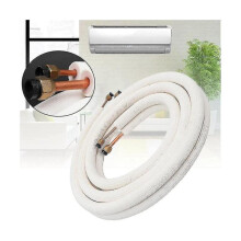 3meter Air Conditioner Pair Coil Tube 1/4in 3/8in Insulated Copper Wire Set Air Conditioner Parts R