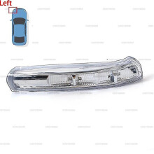 (Left) Exquisite Left Right LED Car Led Turn Signal Rearview Mirror Lights Blinker For Chevrolet Captiva 2007 2008 2009 2010 2011 2012 2013-2016