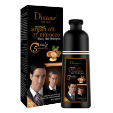 (Argan Oil) Adult Dye Hair Shampoo Only 5 Minutes Hair Color Hair Dye Shampoo Organic Practical Gray Hair Dying for Men and Woman  Argan Oil