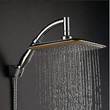 360 Swivel Joint 9 Inch Square Rainfall Overhead Shower Head Ionic Filtration High Pressure Saving Water Handheld Shower Autumn And Winter