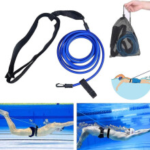 Adjustable Pool Swim Belt Swim Resistance Belt Pool Counter Swim Belt for Pool Hanging Swim Training Bungee Swim Resistance-HAOY