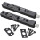 2 Piece Bolt Protector Concealed Sliding Bolt - 6" Concealed Door , Less Steel Concealed Latch Box ()-hy 1