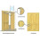 2 Piece Bolt Protector Concealed Sliding Bolt - 6" Concealed Door , Less Steel Concealed Latch Box ()-hy 4